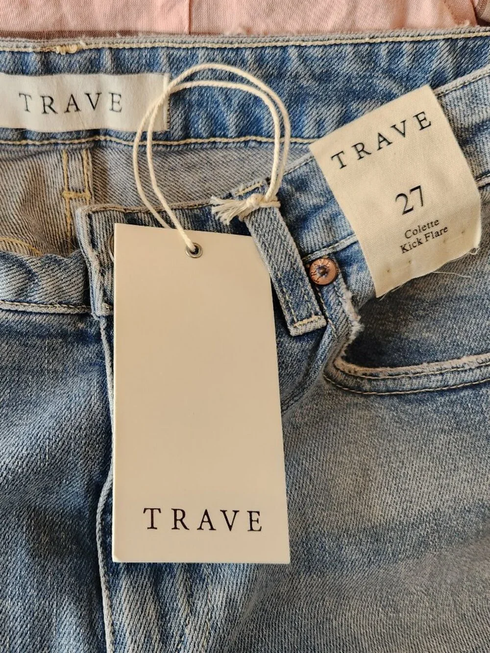 TRAVE Colette Kick Flare Women's Jeans -Sz 27 - NEW NWT - Picture 6 of 7